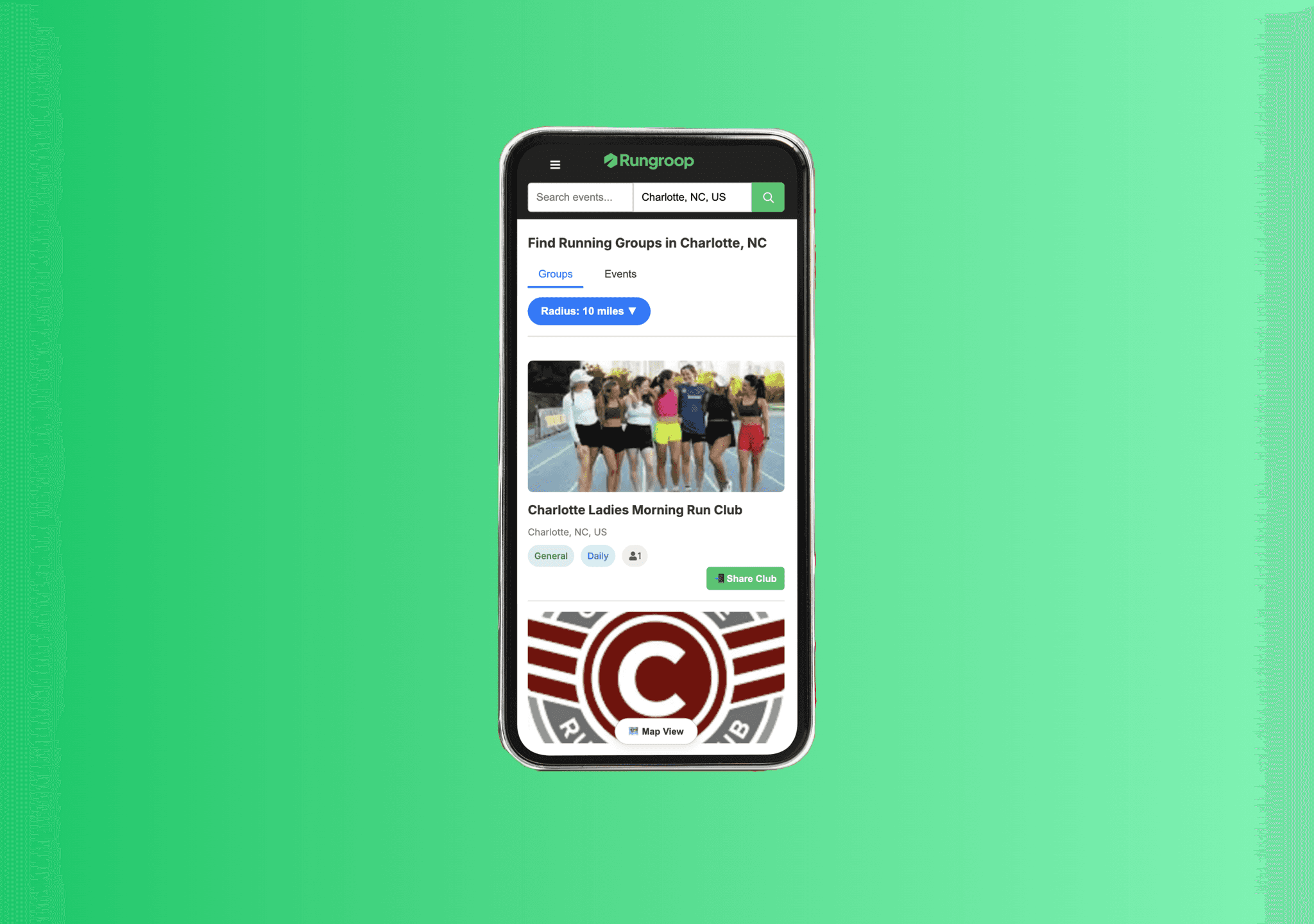 Mobile UI Mockup