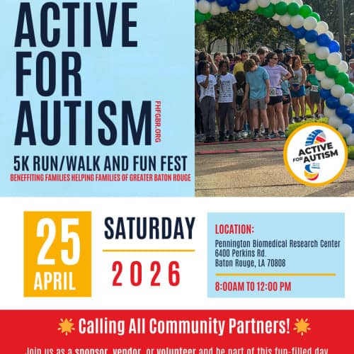 Active For Autism 5k, Run Walk & Family Fun Fest 2026