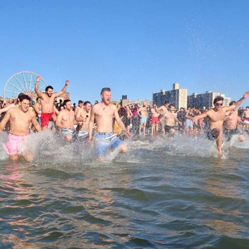 The New Year's Plunge